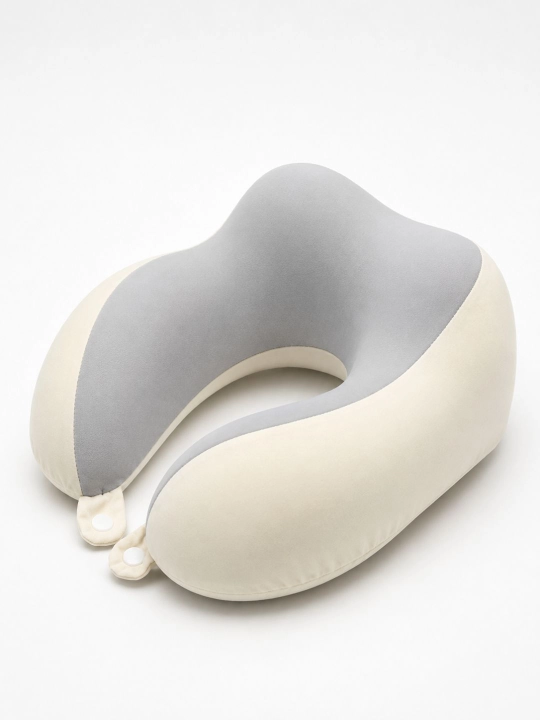 Подушка для шеи Memory Foam ортопедическая, дорожная U-образная, для путешествий и офиса
