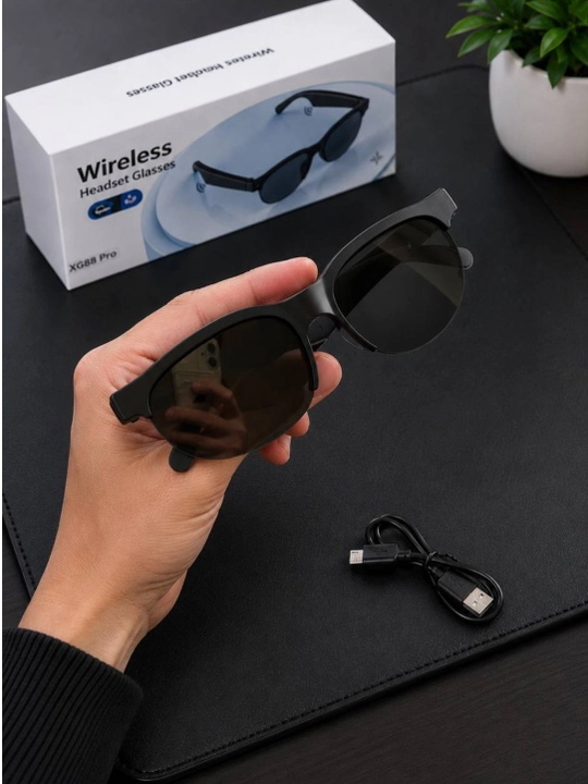Умные Bluetooth очки с динамиками и микрофоном, солнцезащитные очки UV400