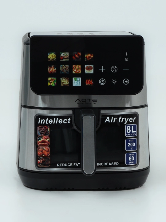 Smart Aerogril Fritz yog‘siz ovqat tayyorlash uchun 8 litrli aerogril