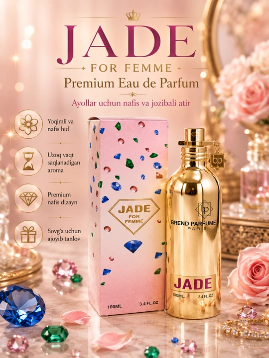 Duxi Jade, женский парфюм, духи, 100ml - 