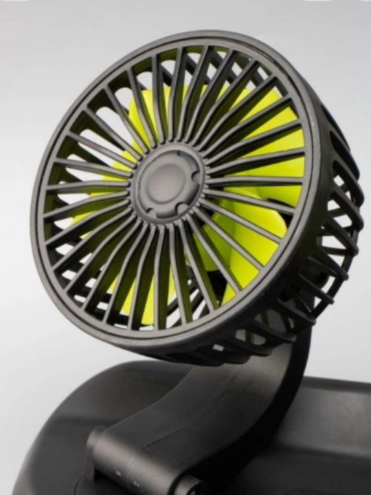 Avtomobil uchun ikki boshli mini ventilyator Tovar nomi: Avtomobil uchun 12V ikki boshli