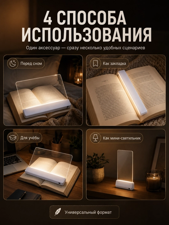 Kitob o‘qish uchun LED chiroq