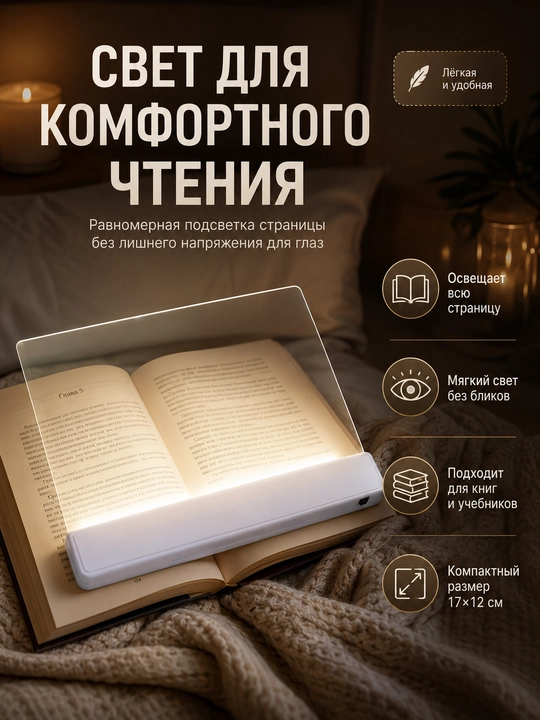 Kitob o‘qish uchun LED chiroq - 