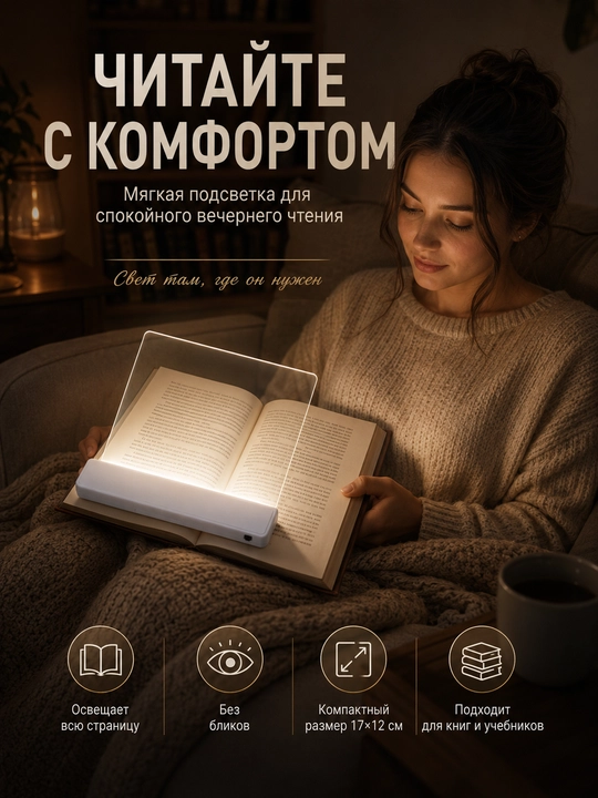 Kitob o‘qish uchun LED chiroq