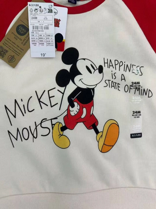 Детский комплект Mickey Mouse: свитшот и брюки, 2 предмета