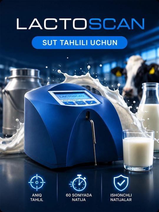 Lactoscan SP – ультразвуковой анализатор коровьего молока и сливок - 