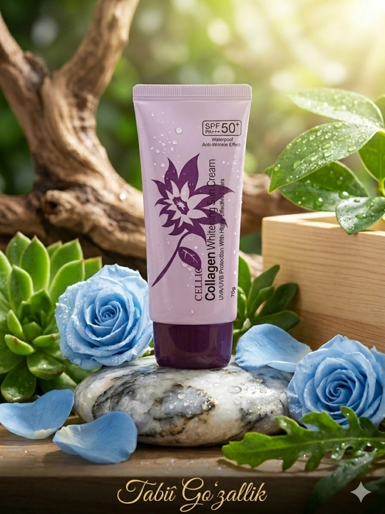 Cellio Snail Sun: Quyoshdan himoya qiluvchi krem SPF 50 - 