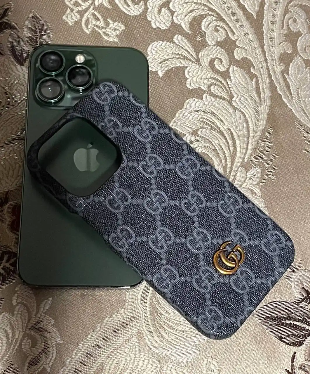 Чехол для iPhone 11, 12, 13, 14, 15, 16, 17, Pro, Max, Gucci