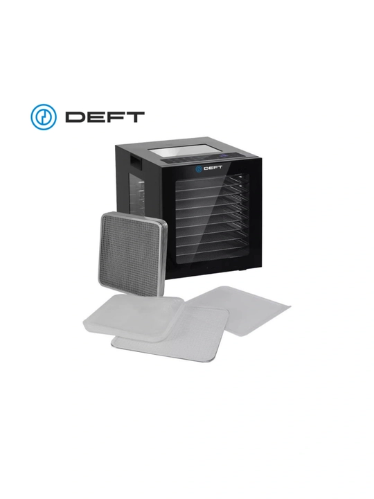 Дегидратор сушилка для фруктов и овощей DEFT DTFD1008B, 8 поддонов