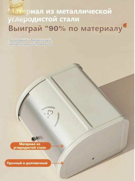 Металлическая хлебница с крышкой — хранение хлеба и выпечки без лишней влаги