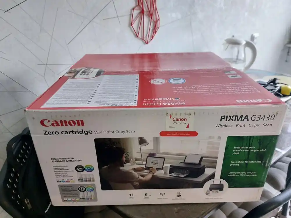 Printer Canon - PIXMA G3430 - G3410 - G3416 A4, inkjet MFP, LCD, USB2.0, WiFi