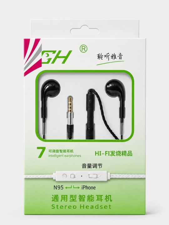 Simli quloqchinlari GH A7, A8 mikrofonli, Samsung, Xiaomi, Redmi uchun