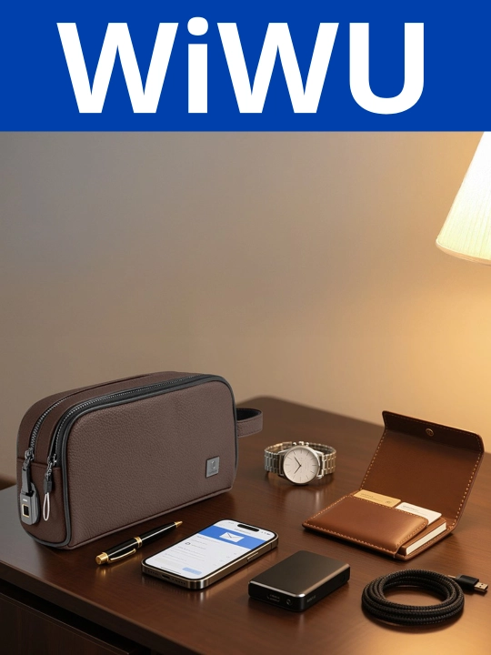 WiWU Phantom Pro – органайзер с отпечатком пальца и барсетка с современным дизайном