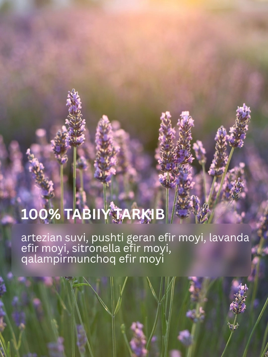 MI&KO Chivinlar va hasharotlarga qarshi tabiiy sprey, 100 ml