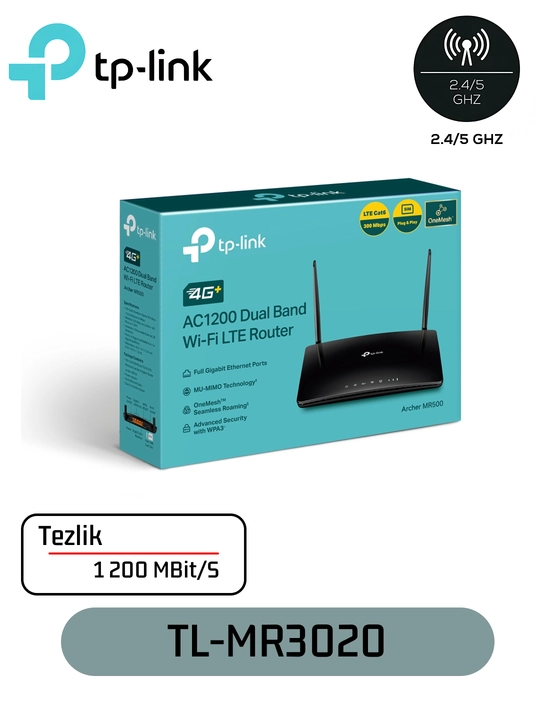 TP-Link Archer MR500 AC1200 двухдиапазонный Wi-Fi роутер 4G+ LTE - 