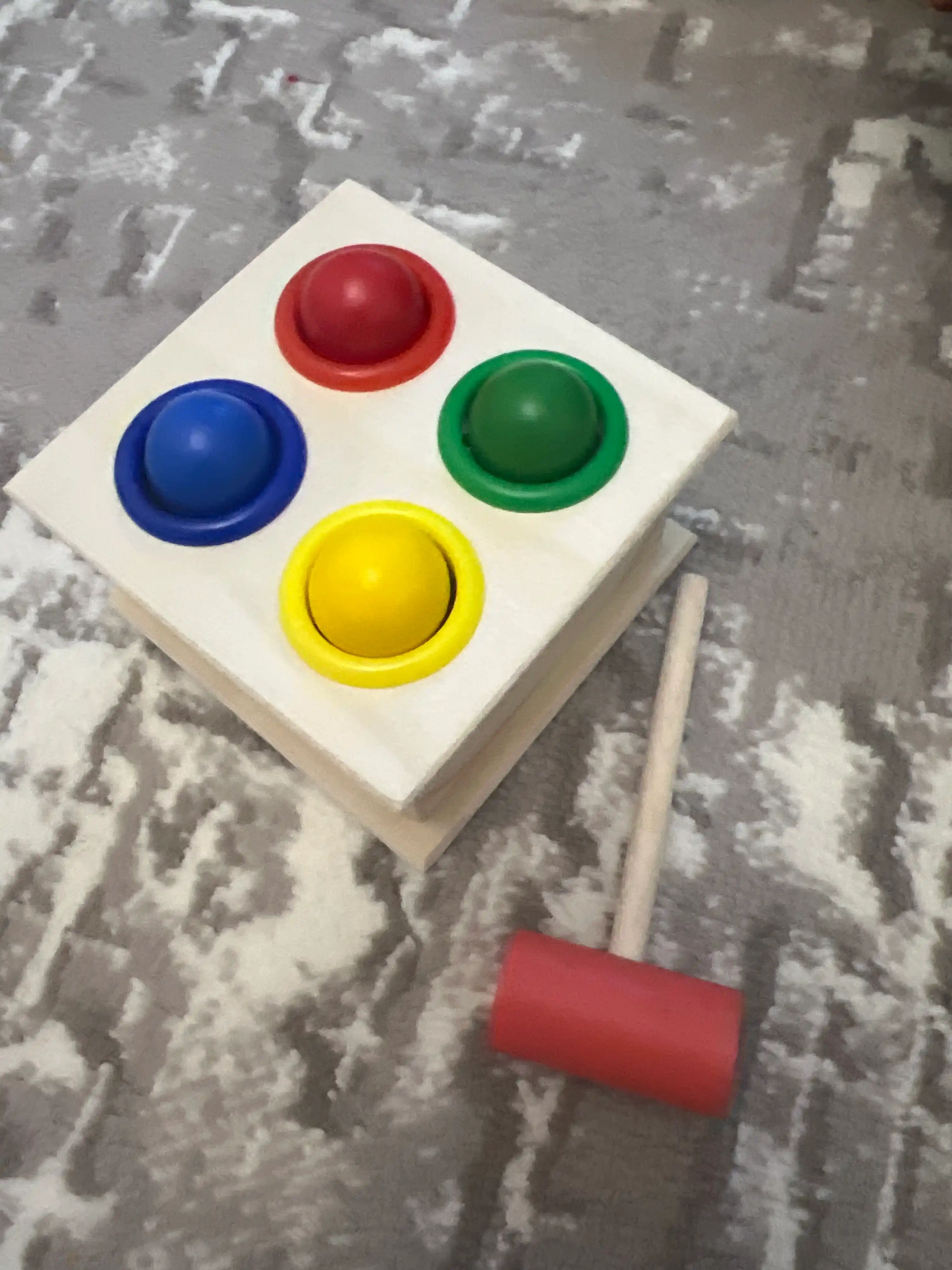O'quv bolalar o'yinchog'i, bizibord, ijodiy sovg'a, yog'och o'yin, Montessori