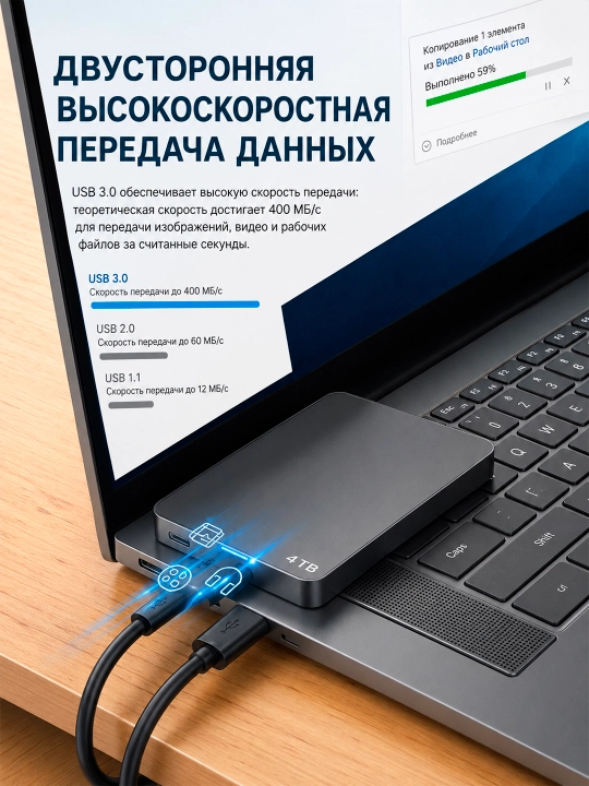 Удлинительный кабель USB 3.0, ноутбука, телевизора и периферии