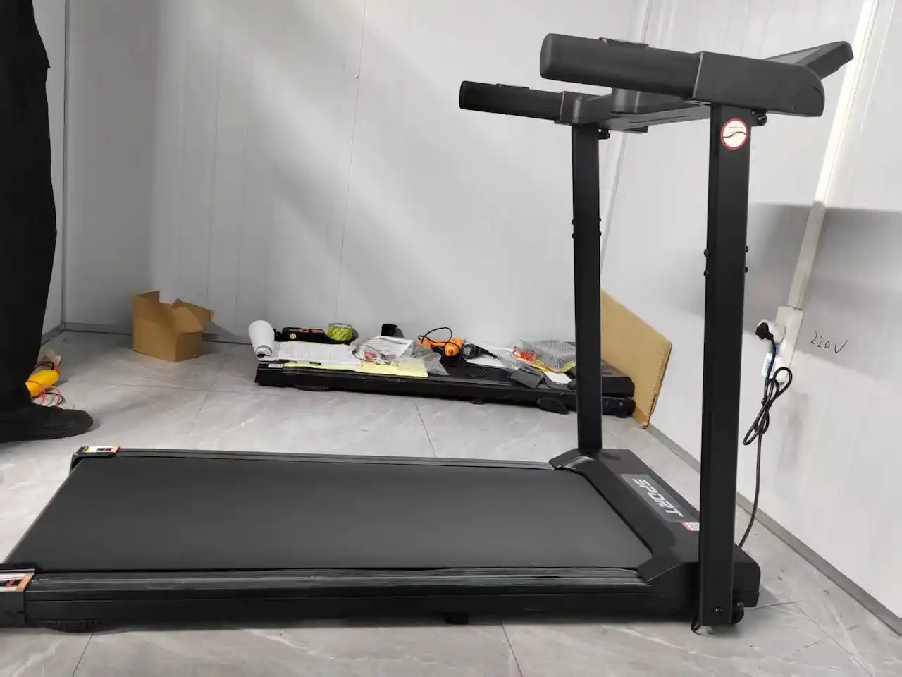 Yugurish yo‘lakchasi uy uchun, elektr buklanadigan 2.0 HP, yugurish va yurish uchun