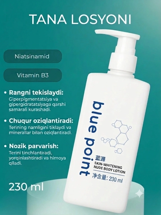 BLUE POINT Лосьон для тела с ниацинамидом, 230 мл