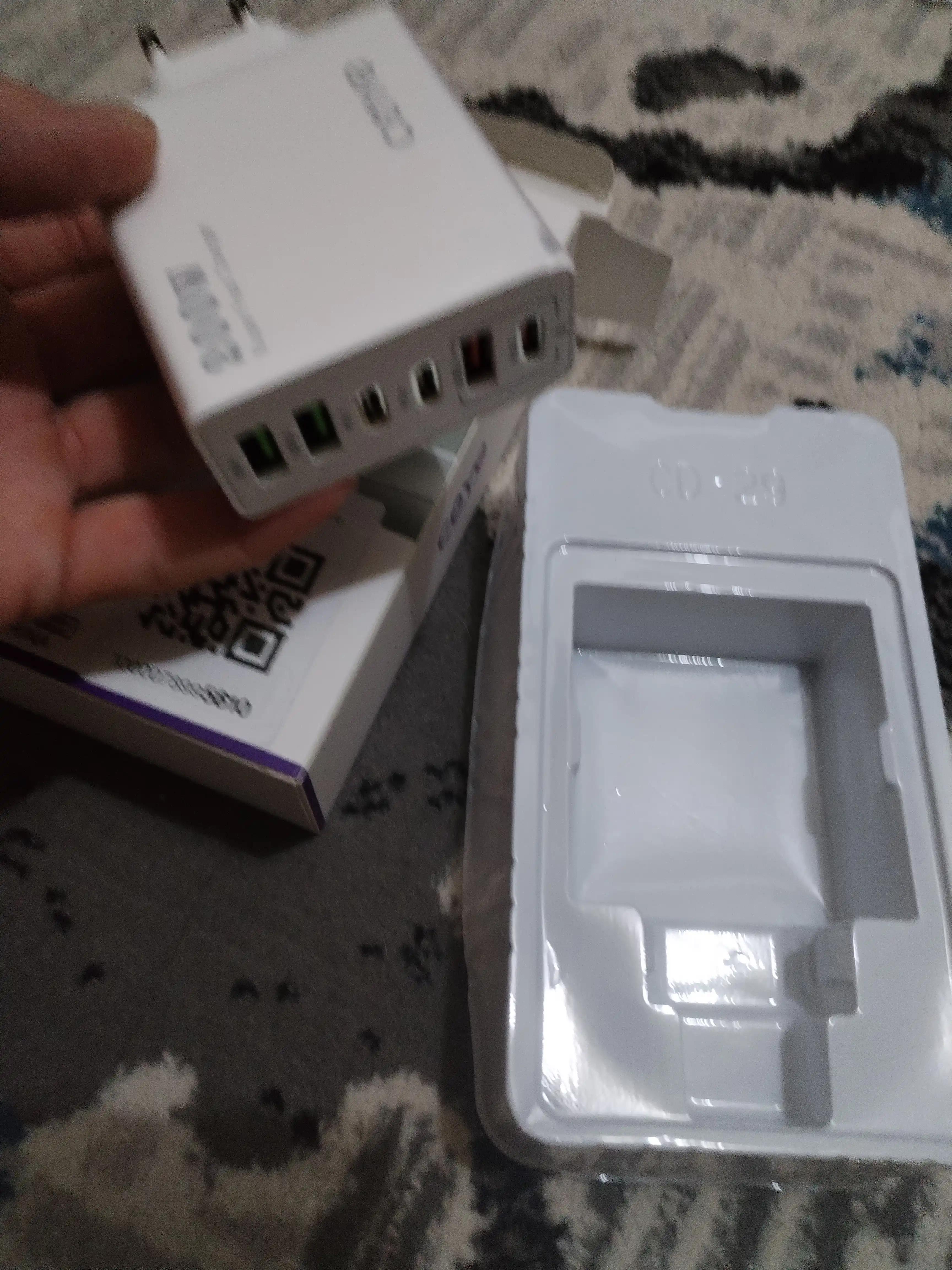 Блок питания, 200W,  6 портов (USB-A и Type-C PD) TURBO зарядка,адаптер, зарядчик