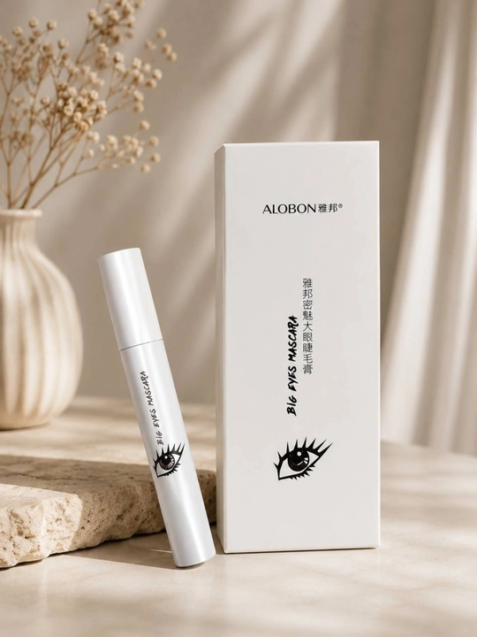 Тушь для ресниц ALOBON Big Eyes, с силиконовой щеточкой объем и удлинение