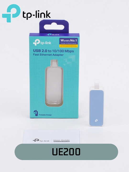 Адаптер TP-Link UE200 USB 2.0 — Fast Ethernet 10/100 Мбит/с - 