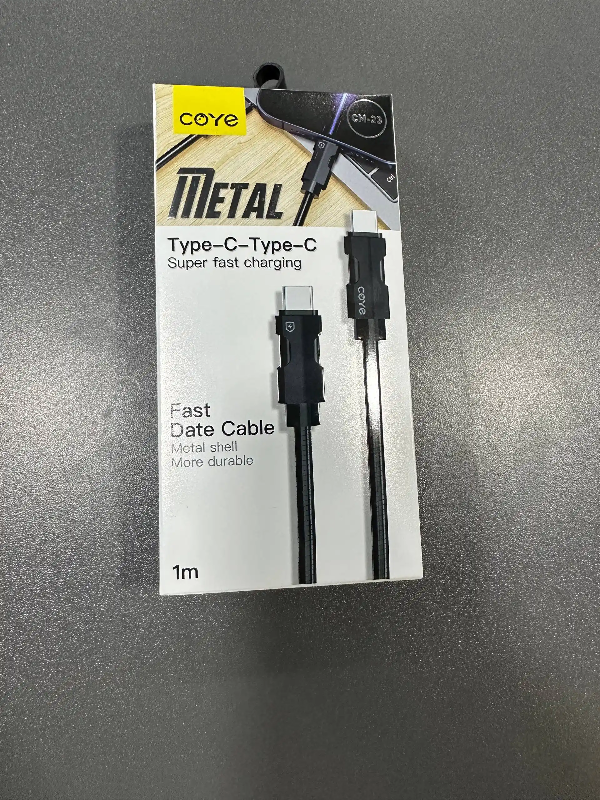 Кабель для быстрой зарядки, 66W USB, Type-C металлический кабель