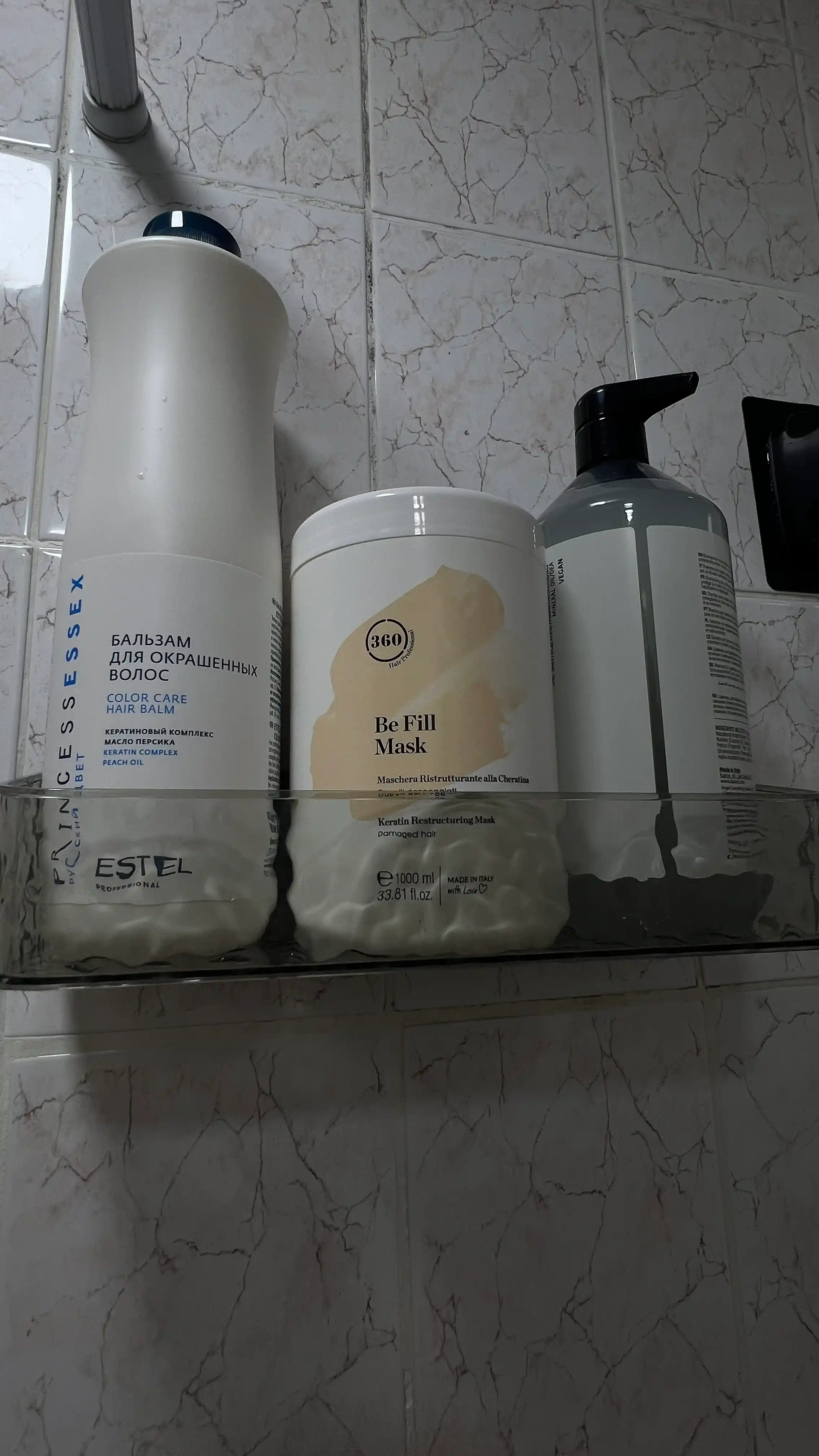 Vannaxona uchun devor tokchasi, to‘g‘ri burchakli, saqlash uchun, teshiksiz, plastik
