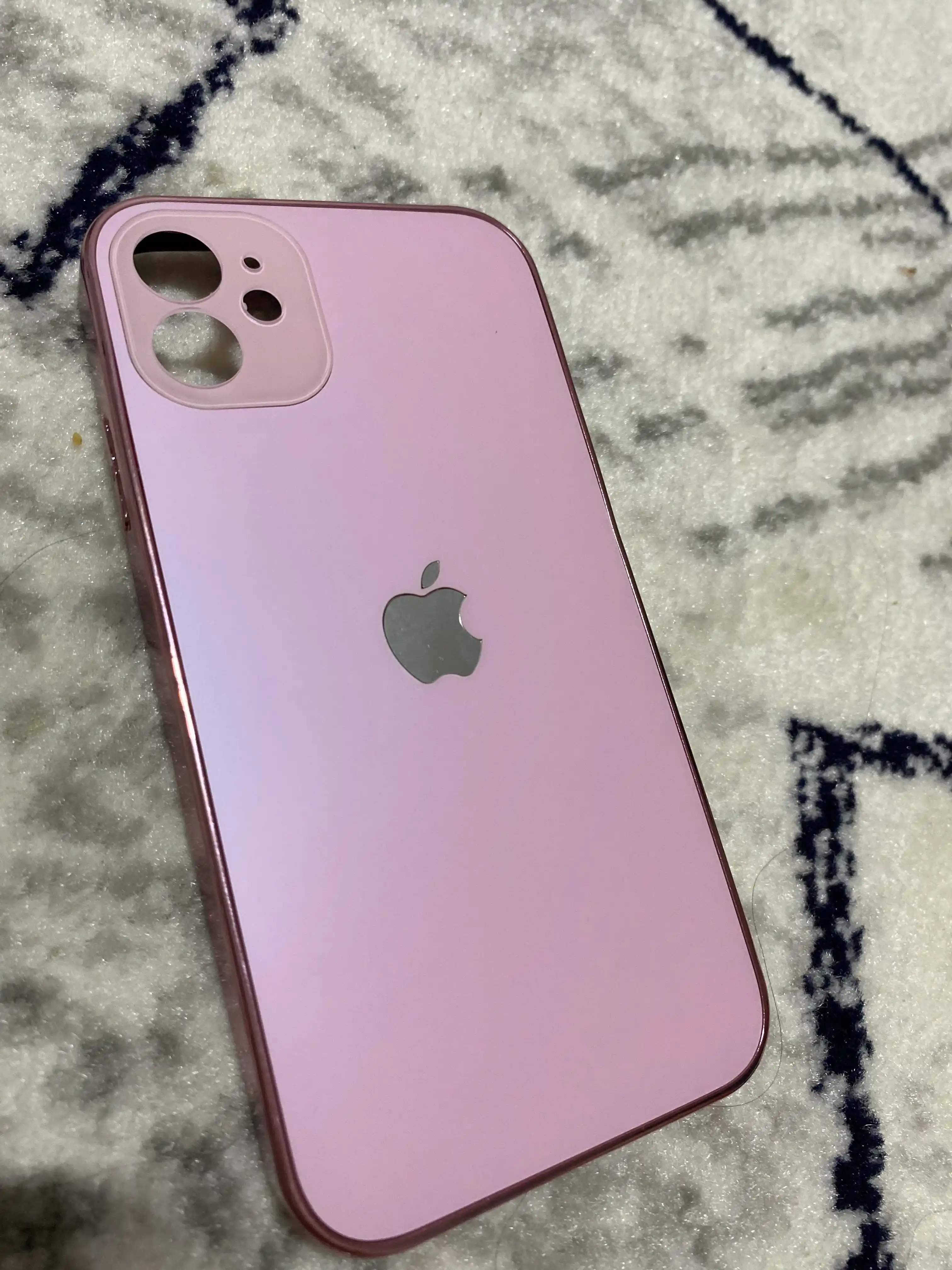 Chexol iPhone 11, 12, 13, 14, 15, 16, 17, Pro, Max, uchun, ko'k, oq, pushti, silikon