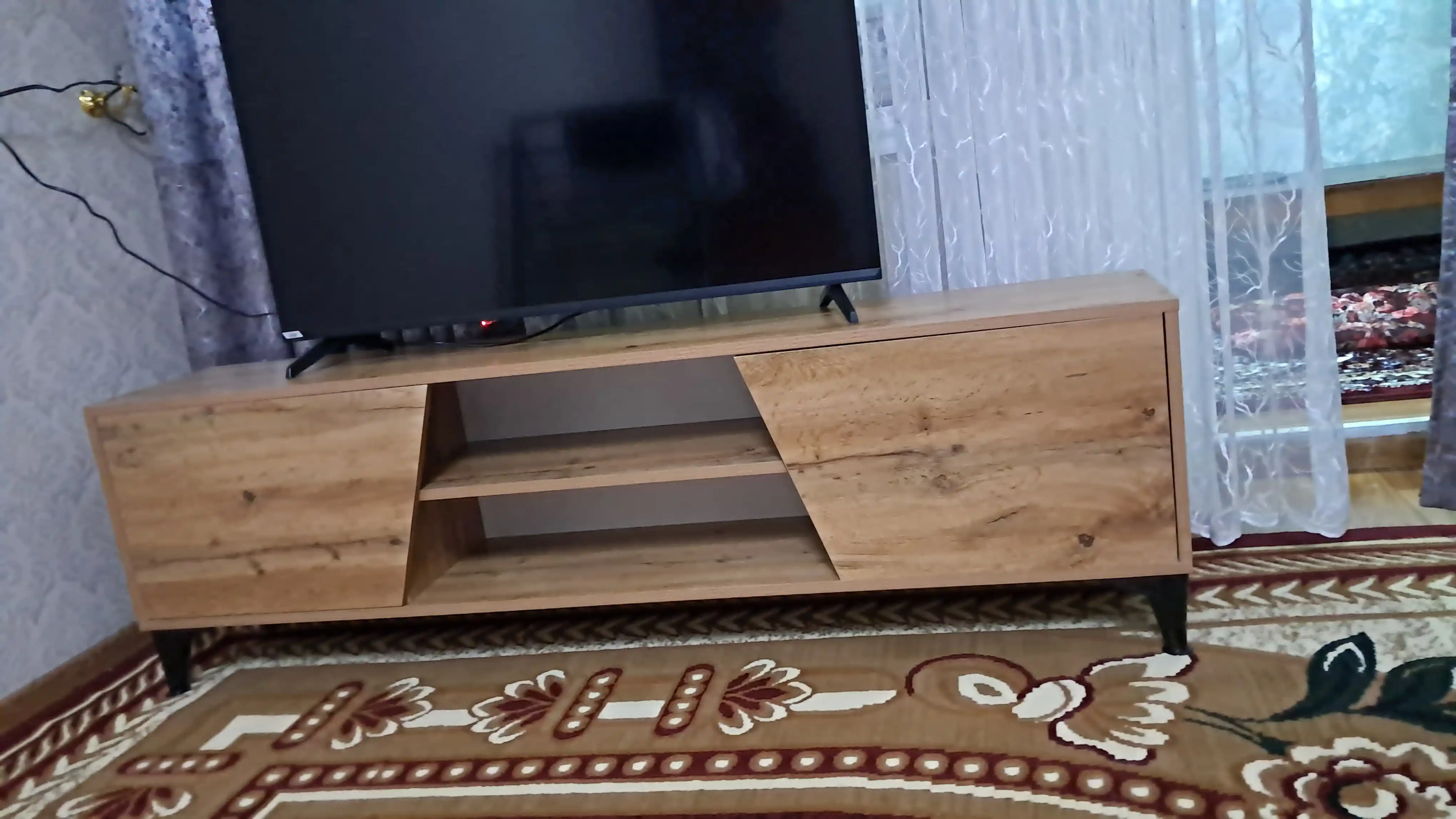 ТВ-тумба RIOS-D, подставка под телевизор в гостиную, 160х45х30 см