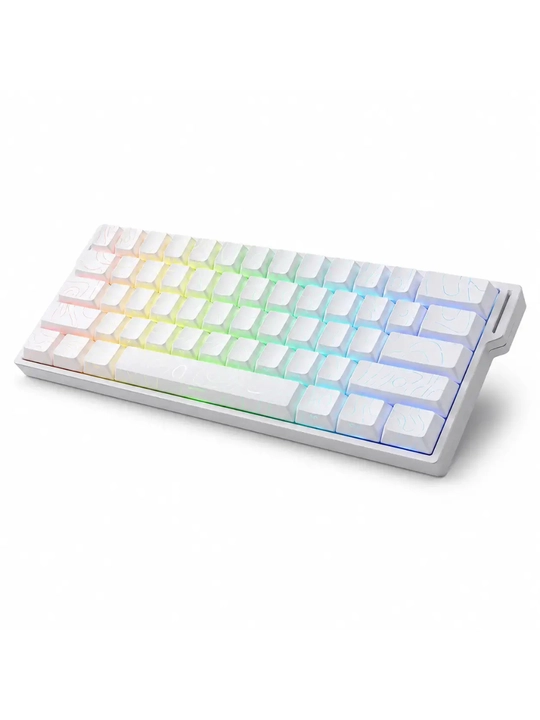 Клавиатура беспроводная AULA MINI 60HE Gaming White