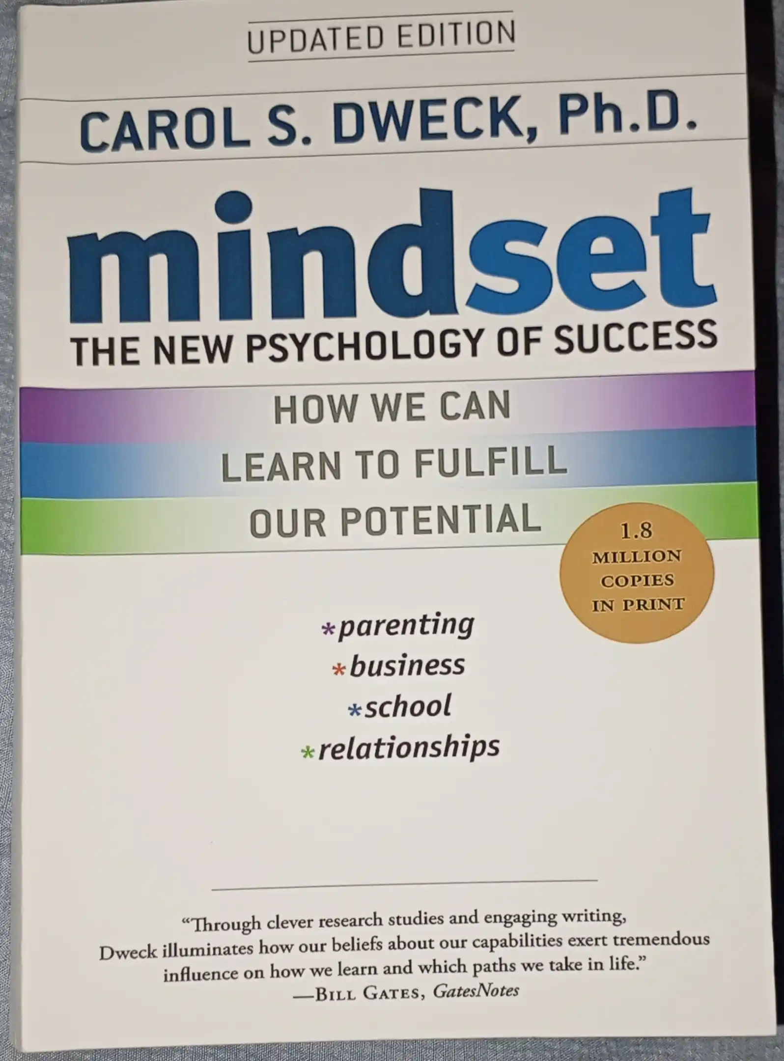 Mindset - Carol S. Sweck, Ph. D, на английском языке