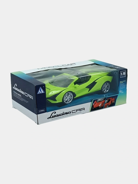 1:16 Mashina - Lamborghini uslubidagi Supercar chiroq va ochiladigan tom bilan (27MHz)
