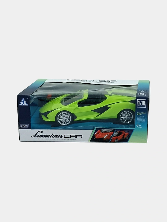 1:16 Mashina - Lamborghini uslubidagi Supercar chiroq va ochiladigan tom bilan (27MHz)