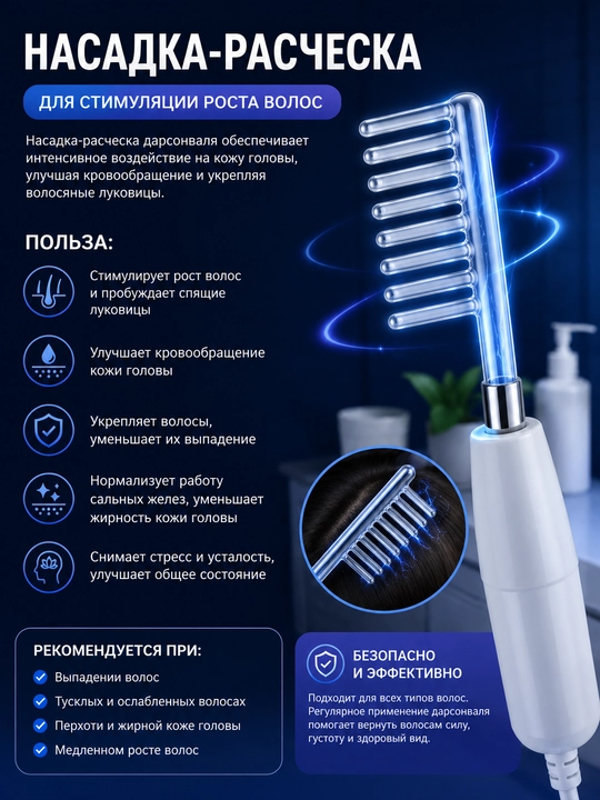 Portable High Frequency LZ-006A – yuqori chastotali kosmetologik apparat
