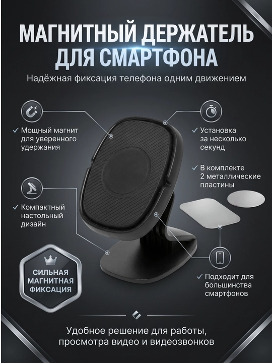 Magni telefon ushlagich avtomobil uchun - 