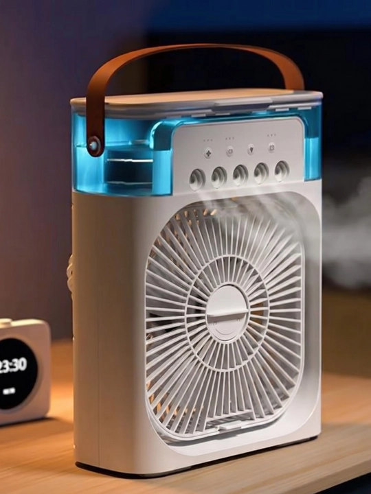 Portativ mini konditsioner, namlagich, mini ventilyator, 3 tasi 1da