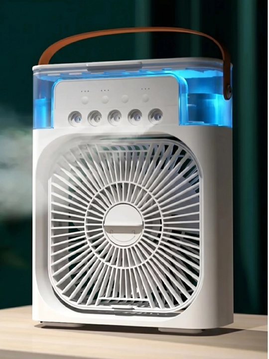 Portativ mini konditsioner, namlagich, mini ventilyator, 3 tasi 1da