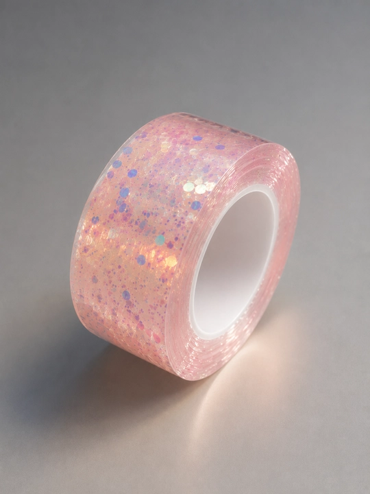 Нано скотч Bubble Tape с блестками, 3 м × 3 см, для создания шаров и игрушек