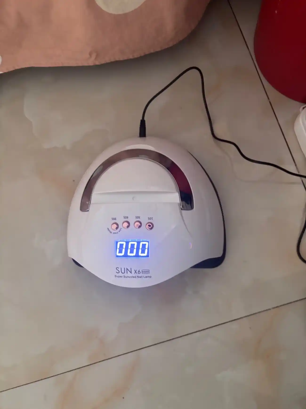 Manikyur va pedikyur uchun lampa, X6 MAX, 280 W, 66 dona, UF-yorug‘lik diodli lampalar