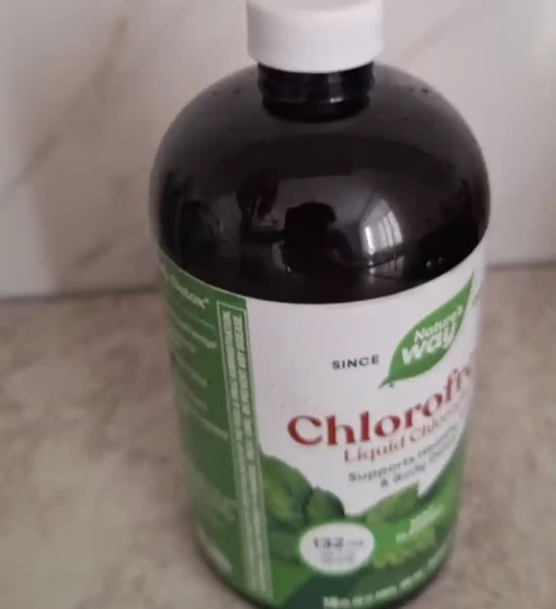 Nature's Way, yalpiz ta’mli suyuq xlorofill, 473 ml