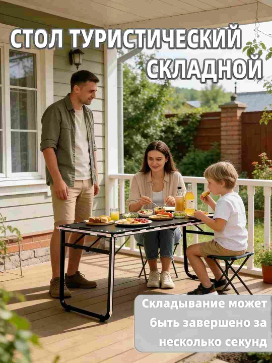 Обеденный стол для улицы, туристический стол