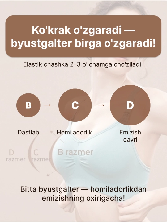 Byustgalter, ayollar ichki kiyimlari, kostochkasiz, homilador ayollar byustgalter, lifchik