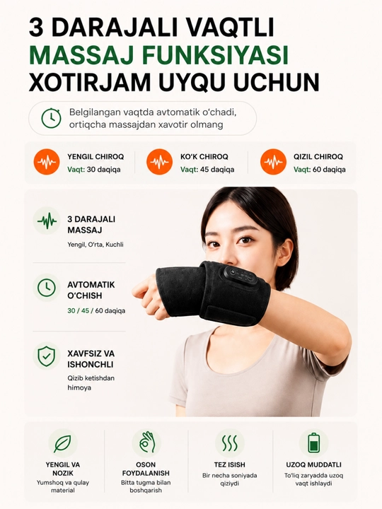 Tana uchun massaj apparatlari – kundalik foydalanish uchun 8 xil model - 