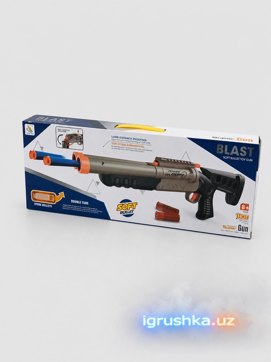 Blast Soft Bullet o‘yinchoq blasteri, yumshoq sochma miltiq