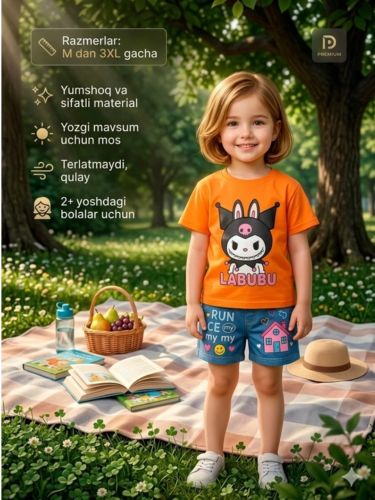 Футболка и шорты - 