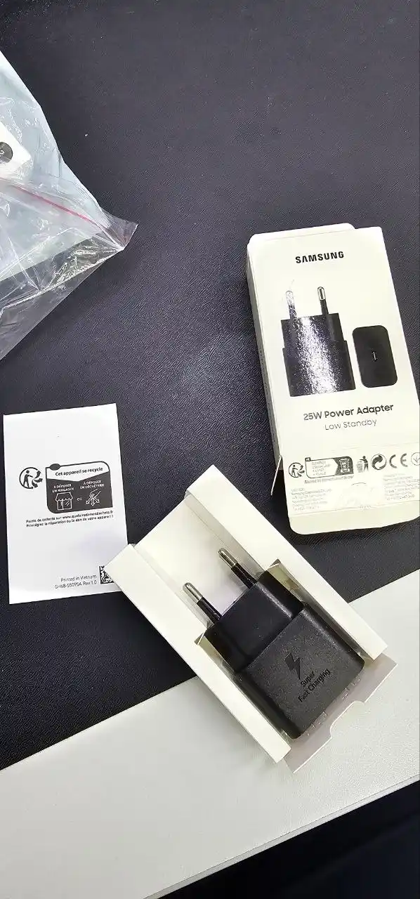 Samsung 25W Type-C зарядное устройство, адаптер Fast Charging - быстрая зарядка