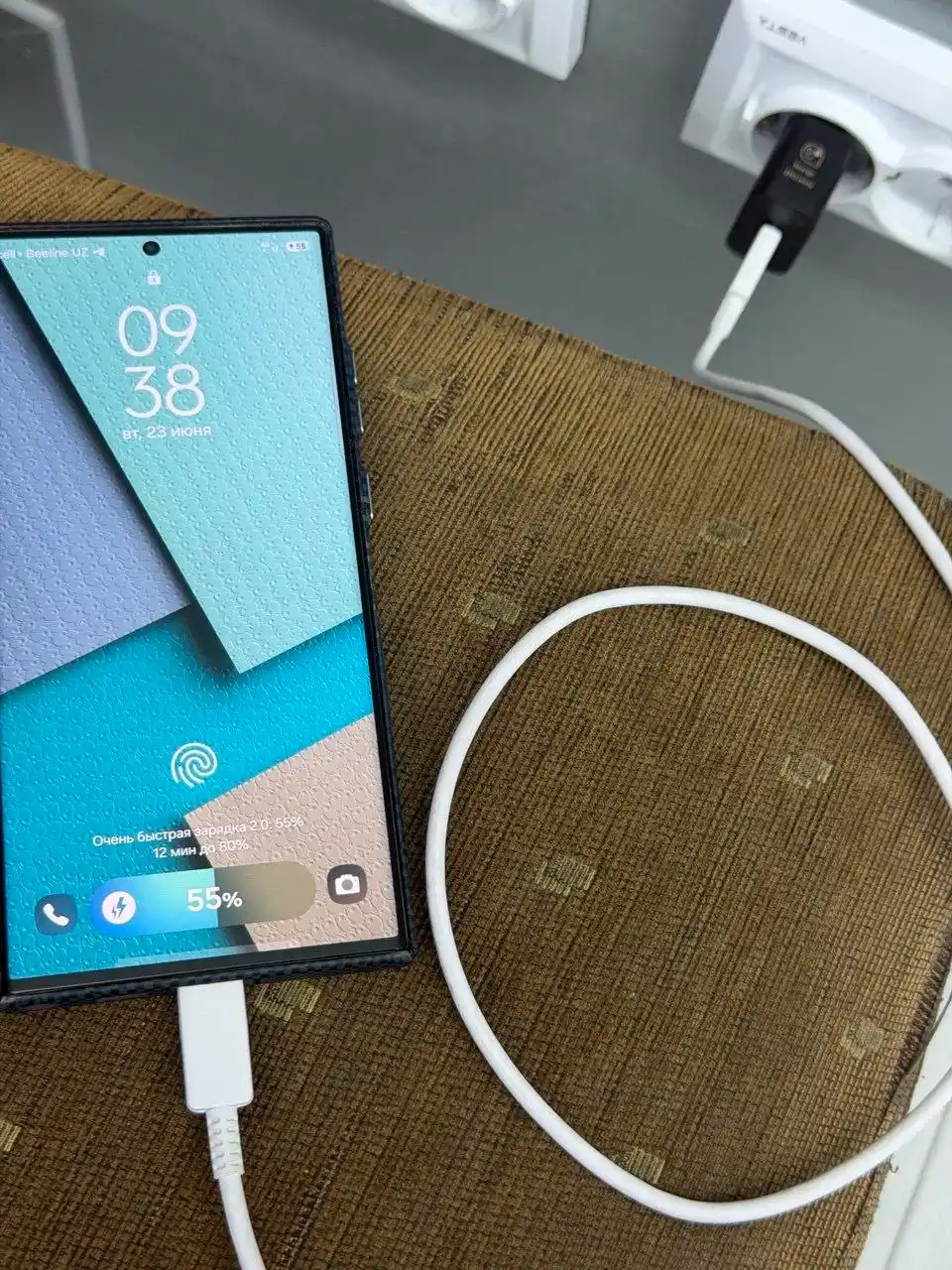 Samsung 25W Type-C зарядное устройство, адаптер Fast Charging - быстрая зарядка