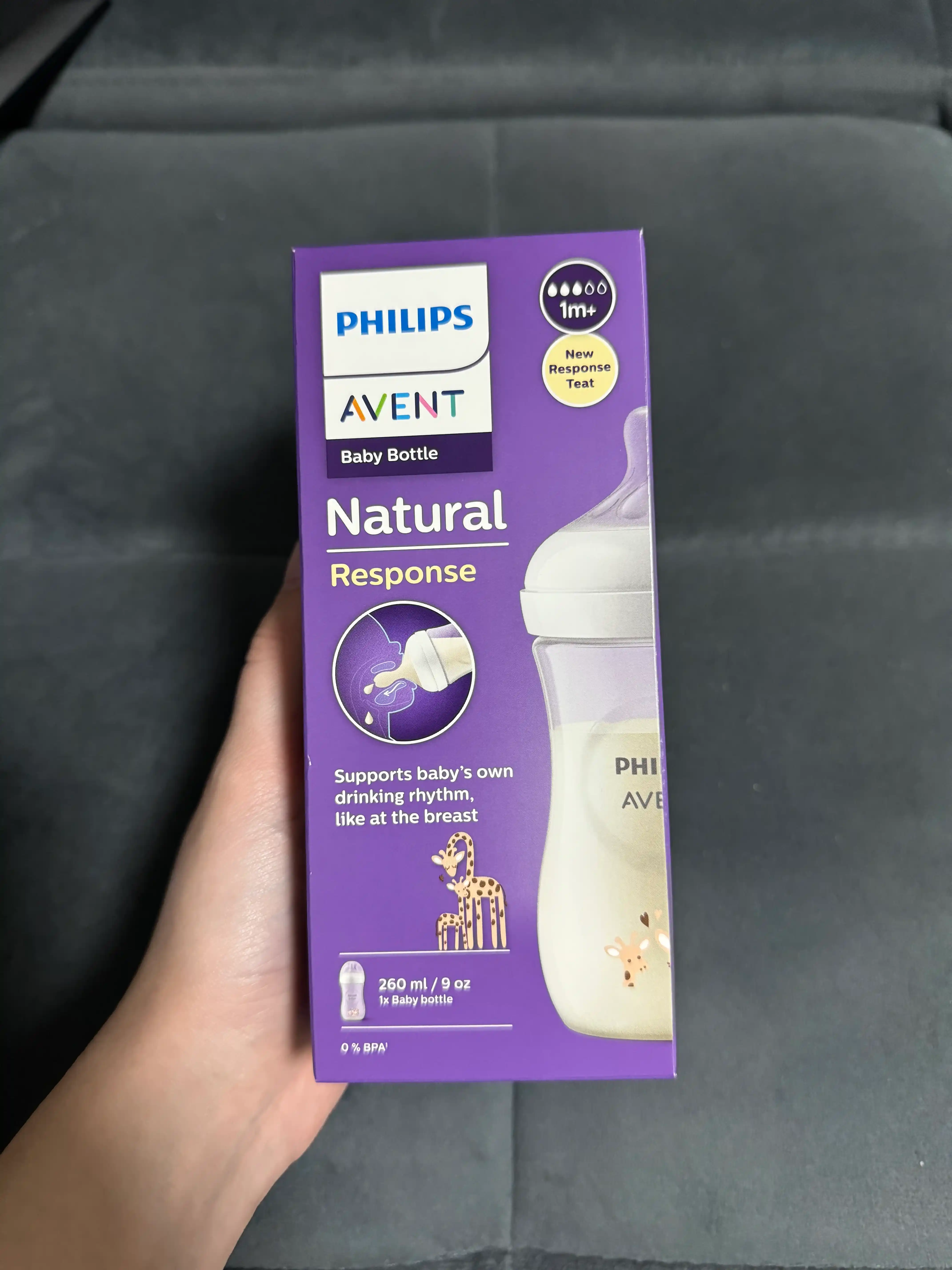 Philips Avent Response chaqaloq butilkasi, 260 ml, 1 oydan 6 oygacha