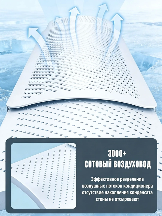 Konditsioner uchun universal himoya ekrani, deflektor